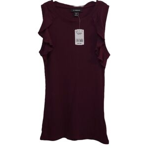 🆕️🇨🇦Le Chateau XXS Purple Sleeveless Top With Ruffles Size ExtraExtra Small
